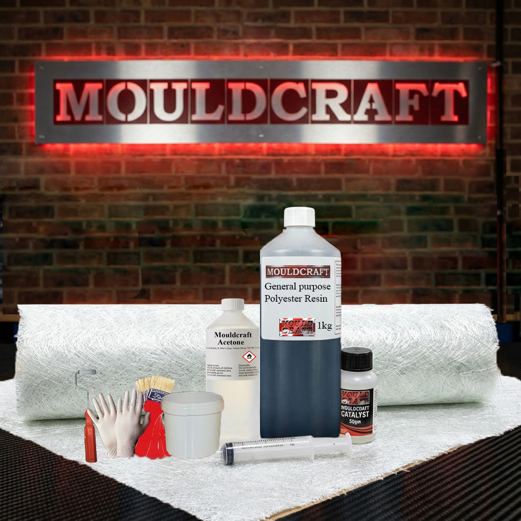 1sqm kit fibreglass kit and tools