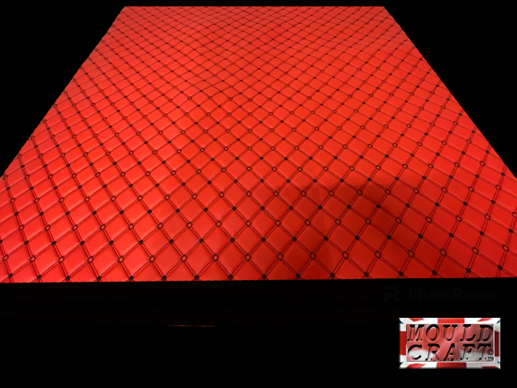 Red Blackvinyl leather Stitching