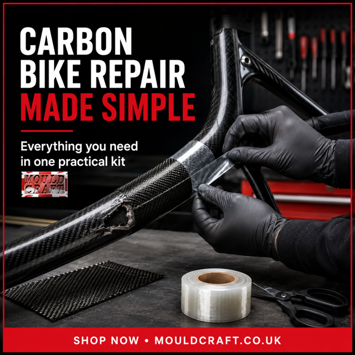 carbon fibre bike repair kit