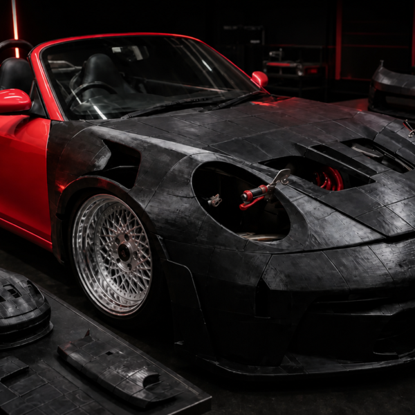 3d printing body parts for Porsche Boxter to 992 GT3RS.